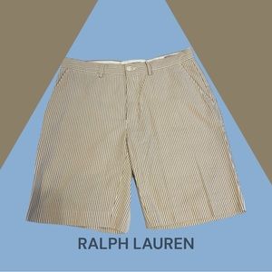 RALPH LAUREN SEERSUCKER SHORTS 32